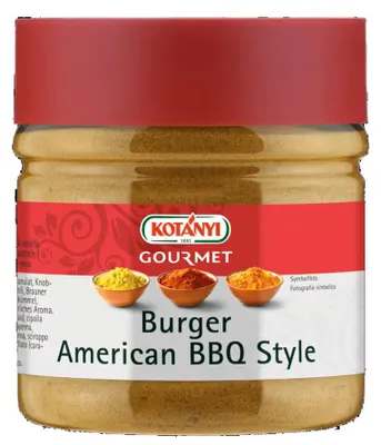 Produktbild von Kotanyi Burger American BBQ Style süßlich würzig fein rauchig 225g
