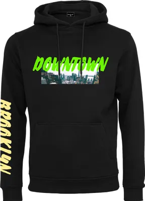 Produktbild von Mister Tee Herren Downtown Hoody MT802, color:black, groesse herren:XXL