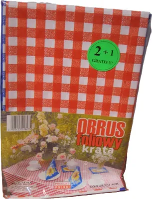 Zdjęcie produktu dla obrus foliowy 100x120 2+1