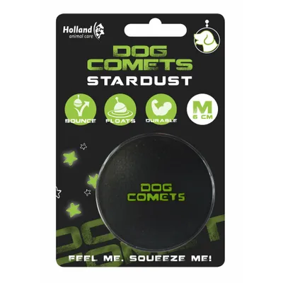 Produktbild von Dog Comets Hundespielzeug Ball Stardust schwarz/grün