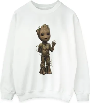 Produktbild von Marvel - "I Am Groot" Sweatshirt für Herren BI36131 (5XL) (Weiß)