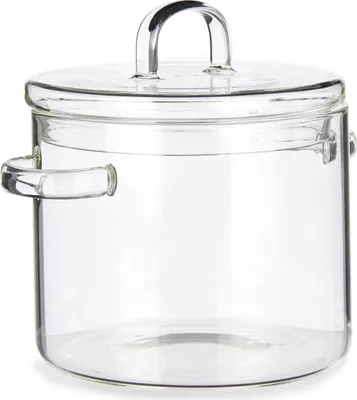 Produktbild von Kasserolle mit Deckel Vivalto TP-HM05-1800/BHA1 Transparentes Borosilikatglas 15,4 x 16,8 x 20,5 cm