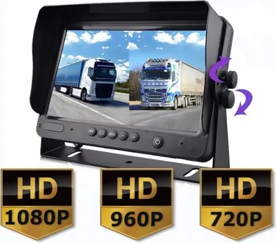 Immagine prodotto di ZS-7001DVR-2 Monitor AHD 7 con registrazione DVR per telecamera di retromarcia