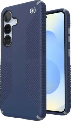 Produktbild von Speck Presidio2 Grip Magnet - Gehäuse Samsung Galaxy S25 / 24 MagSafe (Küstenblau/Staubgrau/Weiß)