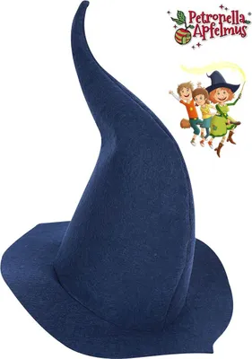Immagine prodotto di Cappello da strega Petronella blu in salsa di mele KW 56 cm per bambini
