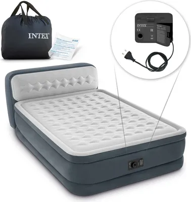 Produktbild von Materac dmuchany z pompką elektr. Ultra Plush Queen 236 x 152 x 86 (46) cm INTEX 64448