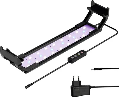 Produktbild von Yakimz 35-50cm LED Aquarium Beleuchtung Fisch Tank Lampe Vollspektrum Pflanzenlicht für Aquarienpflanzen Wachstum