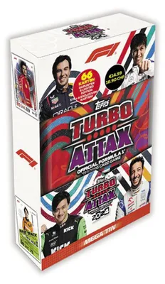 Obrázek produktu pro Topps – Turbo Attax Formule 1 2024 – 1 Mega Tin Box Revved Up (červená)