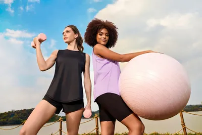 Imagen del producto de Top deportivo Damen, sin mangas, transpirable, tallas XS-3XL, ideal para fitness y running