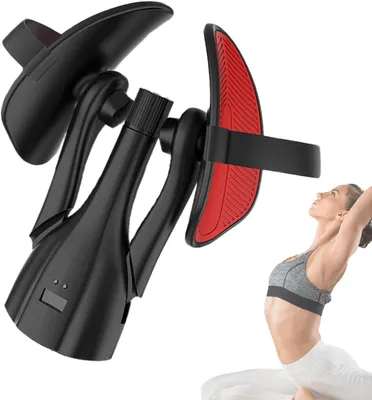 Productafbeelding van Spiertrainer - Dijtrainer Heupversterker - Bekkenbodem Training - Met Herhalingsmonitor - 25 x 15 x 8 cm - Zwart
