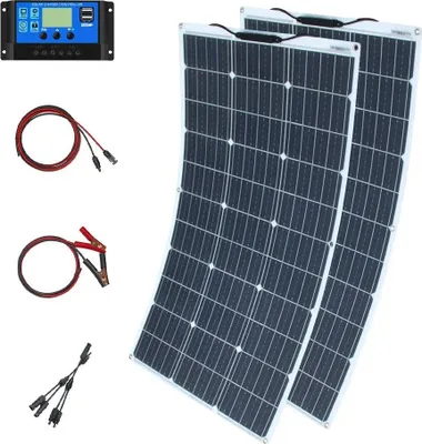Image de Panneau solaire, léger, haute efficacité, kit solaire 200W