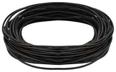 Produktbild von Leder Schnur Dunkelbraun Ø1 mm x 5 m Leder
