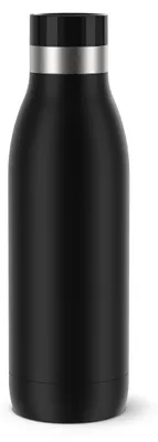 Imagen del producto de Botella de acero inoxidable "Bludrop" de EMSA, capacidad de 0,5 litros, diámetro de 7 cm, altura de 21,5 cm, color