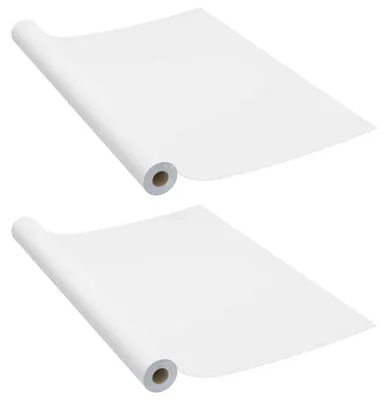 Obrázok produktu pre vidaXL Nábytkové fólie Samolepiace 2 ks. Biele 500x90 cm PVC
