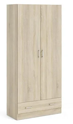 Obrázok produktu pre Skriňa s dvoma dverami – šatníková skriňa – komoda – 79 x 36 x 170 cm – vzhľad dreva