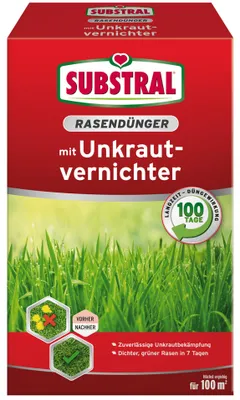 Produktbild von Substral Rasendünger mit Unkrautvernichter für 100 m² 2 kg