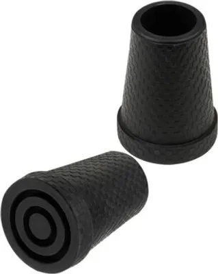 Produktbild von Gummikapsel für Carbonstöcke mit Stahleinlage schwarz>>>>16 mm