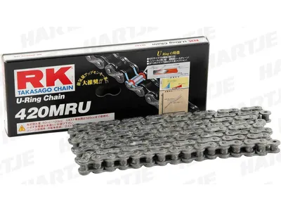 Obrázok produktu pre RK reťaz 420 Mru 118 C sivá/sivá Otvorené