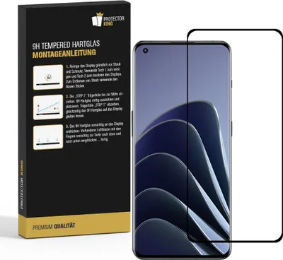 Produktbild von 6x 9H Hartglas für OnePlus 10 Pro FULL CURVED Displayschutz Panzerfolie Schutzfolie Panzerglas Schutzglas Displayglas Tempered Glasfolie Sicherheitsglas Echtglas