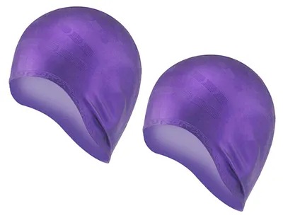 Obrázek produktu pro Unisex plavecká čepice pro krátké i dlouhé vlasy, silikonové plavecké čepice na uši, plavecké čepice pro ženy, muže, děti i dospělé