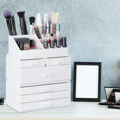 Obrázek produktu pro Organizér na make-up se 6 zásuvkami, bílý RD24643