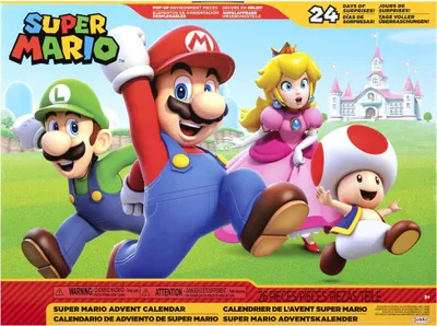 Immagine prodotto di Super Mario Bros Advent Calendar with 24 Collectible Items