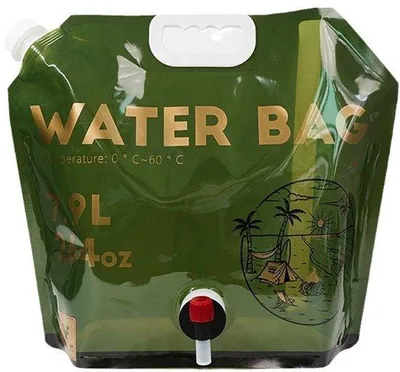 Produktbild von Leichtgewichtes, opklapbare Wasserflasche, No-Leak Freezable, 7,9 Liter, mit Drehklappe, Outdoor-Wasserflasche für Wanderungen