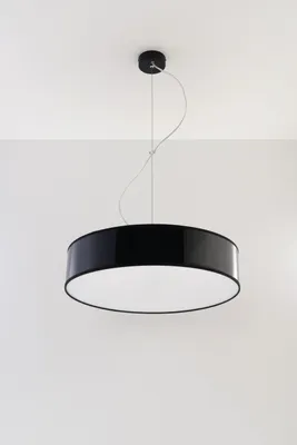 Produktbild von Schwarze Hängelampe Zylinder E27 3-flammig Moderne Pendelleuchte Wohnzimmer Esszimmer
