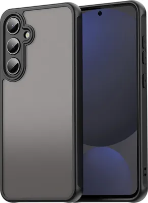 Obrázok produktu pre Puzdro pre Samsung Galaxy S24 FE - Zadný kryt Phonesta AirFrost Polopriehľadné - Matná čierna