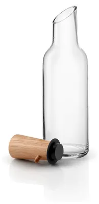 Produktbild von Glaskaraffe mit Holzverschluss | Skandinavisches Design | Karaffen