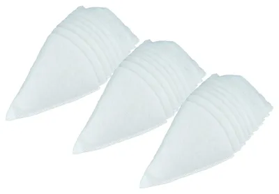 Produktbild von vhbw 30x Kegelfilter für Lüftungsanlage z.B. kompatibel mit Zehnder - Abluftfilter G4, DN 100 Weiß