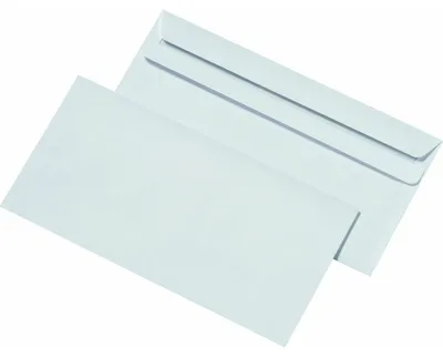 Produktbild von MAILmedia Briefumschläge DIN Lang selbstklebend ohne Fenster 1.000 Briefumschläge