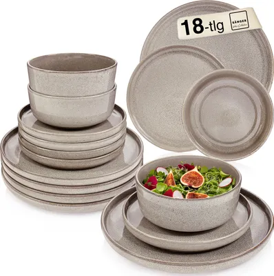 Produktbild von SÄNGER Tafelservice Kairo Clay- 18 teilig aus Steingut