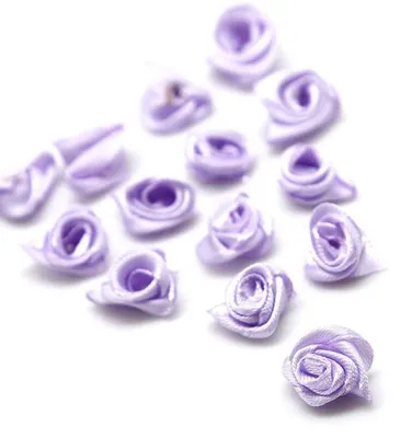 Produktbild von Inovra – Kunstblumen, 100 Stück – Seidenrosenköpfe – Dekorationsblumen – DIY-Accessoires – Dekoration für Hochzeit/Wohnung – Helllila, 2,5 cm
