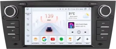 Immagine prodotto di Autoradio con Bluetooth e CarPlay per BMW Serie 3 E90/E91/E92/E93 (2006-2012) – Compatibile con Apple e Android – Stereo – Sistema di navigazione – Serie S – 8 GB di RAM / 128 GB di memoria