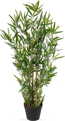 Produktbild von Künstliche Pflanze im Bambustopf, 97 cm