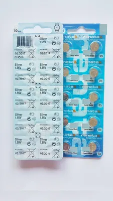 Produktbild von Renata 317 Knopfzellen für Armbanduhren, 10 Stück