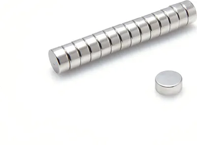 Image de Aimants néodyme 9 x 4 mm 10 pièces mm N38, extrêmement puissants, tableaux magnétiques, réfrigérateurs, tableaux blancs, bricolage