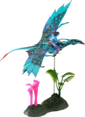 Zdjęcie produktu dla McFarlane, przegubowa figurka Omatikaya Neytiri und Banshee z filmu Avatar Świat Pandory, niebieski