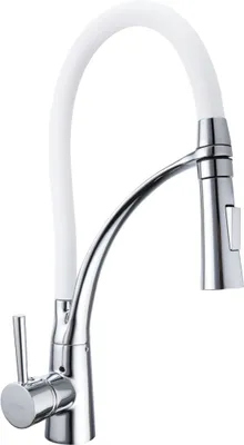 Image de Aster mélangeur de lavabo chrome / blanc - 73450-02 (73450-02)
