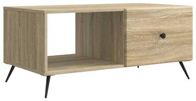 Obrázek produktu pro vidaXL Konferenční stolek Sonoma dub 90 x 50 x 40 cm materiál na bázi dřeva
