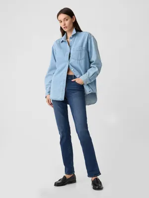 Produktbild von GAP Gerade Jeans mit mittelhohem Bund 779212-00__26REG