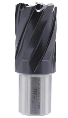 Image de Foret à carotter SMI HSS TiAlN, diamètre 24 mm, profondeur de coupe 30 mm, emmanchement Weldon de 19 mm