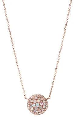 Produktbild von Fossil-Kette Pearl Disc Pendant JF01740791