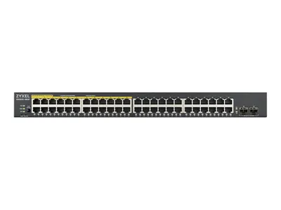 Obrázok produktu pre Zyxel GS1900-48HPv2 Spravovaný gigabitový Ethernet L2 (10/100/1000) s napájaním cez Ethernet (PoE) čierny