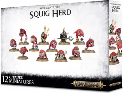 Produktbild von Warhammer (S) Age of Sigmar: Gloomspite Gitz – Squig-Herde