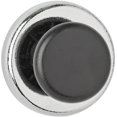 Image de MAUL Aimant rond 1 pièce 5 kg Acier ferrite avec crochet Ø 3,6 x 2,4 cm argenté