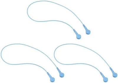 Imagen del producto de Cable antistático ESD, 53 cm, color azul, paquete de 3 unidades