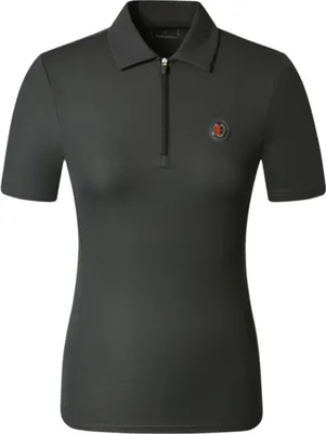 Produktbild von Covalliero Poloshirt Damen Kurzarm Anniversary Kollektion 2025 Shirt Graphite