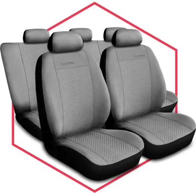 Produktbild von Autositzbezüge Universal Schonbezüge Schonbezug Sitzauflage PKW Auto Set Grau